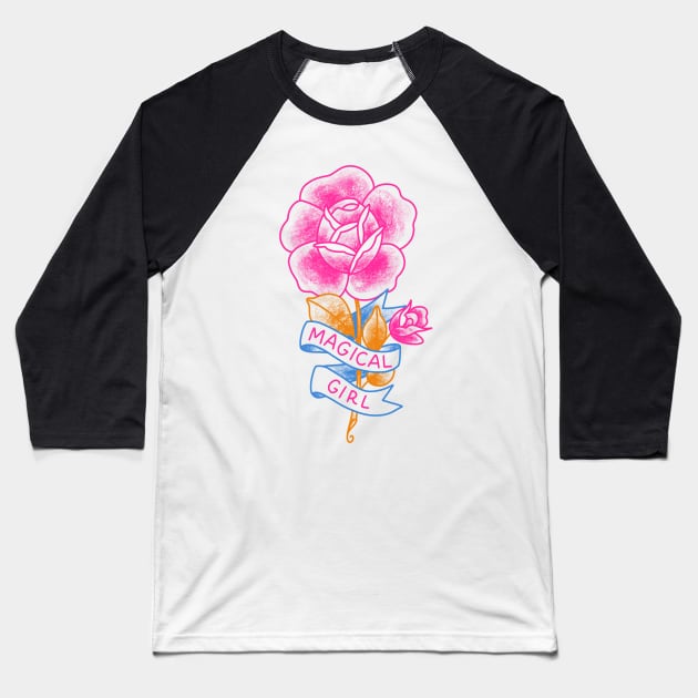 Magical Girl Baseball T-Shirt by jiniandtonic